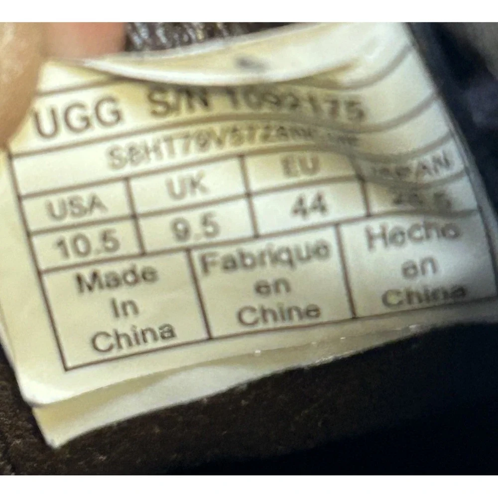 UGG Cali Chukka Sneaker Shoe Men's 10.5 1092175 Navy‎ Blue
